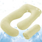 Sasttie Cooling Pregnancy Pillow Cover for 57-inch Maternity Pillow, Gray