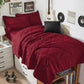 HEVUMYI 7-Piece Queen Comforter Set, Dark Grey Bed in a Bag