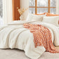 MUXHOMO Beige Twin/Twin XL Comforter Set, All Season Ultra Soft Down Alternative Bedding - 2 Piece Lightweight Bed Set Includes 1 Comforter (68"x88") and 1 Pillow Shams (20"x26")