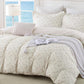 JOLLYVOGUE Floral Duvet Cover Full, 3Pcs Reversible Beige Duvet Cover Set