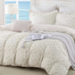 JOLLYVOGUE Floral Duvet Cover Full, 3Pcs Reversible Beige Duvet Cover Set