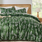 MUXHOMO Duvet Cover Twin/Twin XL Size, 2-Piece Beige Leaves Bedding Set