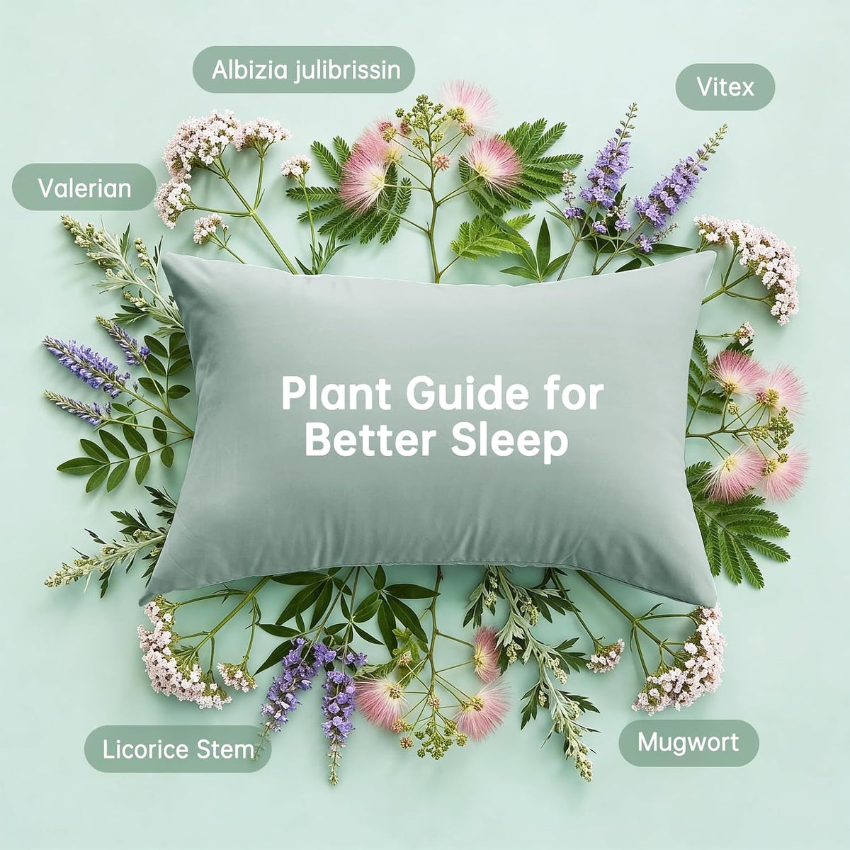 MUXHOMO Sage Green TwinXL Comforter Set, Elegant Floral Print Bed in a Bag 5 Pieces, Ultra Soft & Breathable Reversible Botanical Pattern Bedding Set with Comforter, Sheets, Pillowcase, and Sham