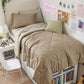 HEVUMYI 7-Piece Queen Comforter Set, Dark Grey Bed in a Bag