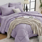 HEVUMYI 7-Piece Queen Comforter Set, Dark Grey Bed in a Bag