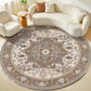 OPPODREAM Soft Area Rugs 5x7, Persian-Inspired Washable Rug, Blue & Gold