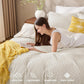 JOLLYVOGUE Twin/Twin XL Duvet Cover, 2-Piece, Soft Pre-Washed Microfiber