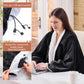 JOLLYVOGUE USB Heated Wearable Blanket Shawl, 55 x 60 Inch, Black