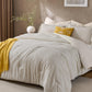 JOLLYVOGUE Twin/Twin XL Comforter Set, Boho Tufted 2PCS Bed Set, Green