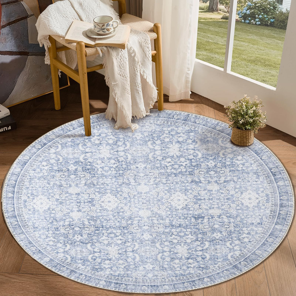 Sasttie 8x10 Area Rugs, Ultra-Soft Washable Rug for Living Room, Beige
