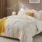 JOLLYVOGUE Twin/Twin XL Comforter Set, Boho Tufted 2PCS Bed Set, Green