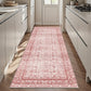 OPPODREAM Vintage Blue Area Rugs 5x7, Washable Rug for Living Room