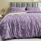 MUXHOMO Duvet Cover Twin/Twin XL Size, 2-Piece Beige Leaves Bedding Set