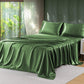 Sasttie Satin Sheets Black Queen Size - 4 Pieces Luxury Soft Black Silky Bed Sheets Set with Pillowcases - Smooth Silk-Like Satin Fwabric, Reinforced 14 Inches Pocket, Oeko-Tex Certified