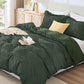 JOLLYVOGUE Twin/Twin XL Duvet Cover, 2-Piece, Soft Pre-Washed Microfiber
