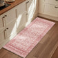 OPPODREAM Vintage Blue Area Rugs 5x7, Washable Rug for Living Room