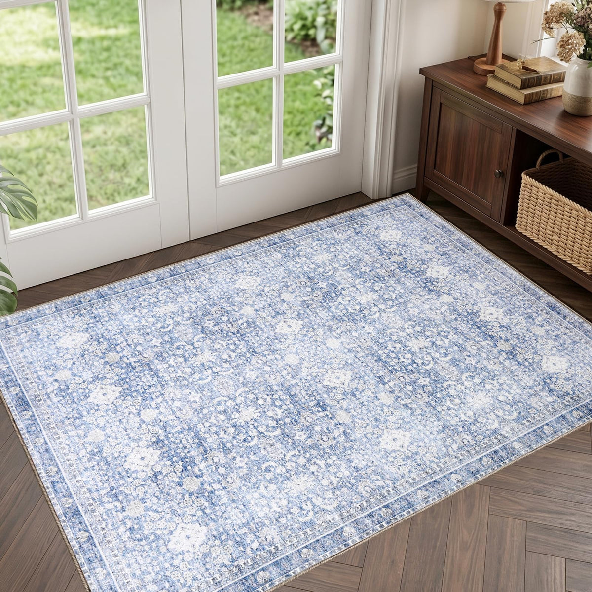 Sasttie 8x10 Area Rugs, Ultra-Soft Washable Rug for Living Room, Beige