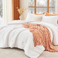 MUXHOMO Beige Twin/Twin XL Comforter Set, All Season Ultra Soft Down Alternative Bedding - 2 Piece Lightweight Bed Set Includes 1 Comforter (68"x88") and 1 Pillow Shams (20"x26")