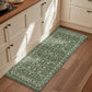 OPPODREAM Vintage Blue Area Rugs 5x7, Washable Rug for Living Room
