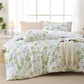 MUXHOMO Duvet Cover Twin/Twin XL Size, 2-Piece Beige Leaves Bedding Set