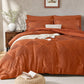 JOLLYVOGUE Queen Comforter Set 7-Piece, Boho Tufted Bed in a Bag, Beige