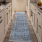 OPPODREAM Vintage Blue Area Rugs 5x7, Washable Rug for Living Room
