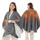 JOLLYVOGUE USB Heated Wearable Blanket Shawl, 55 x 60 Inch, Black