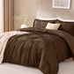 JOLLYVOGUE Twin/Twin XL Comforter Set, Boho Tufted 2PCS Bed Set, Green