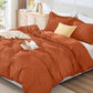JOLLYVOGUE Twin/Twin XL Duvet Cover, 2-Piece, Soft Pre-Washed Microfiber