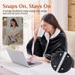 JOLLYVOGUE USB Heated Wearable Blanket with Snaps, 35 x 63 Inch, Black
