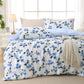 MUXHOMO Duvet Cover Twin/Twin XL Size, 2-Piece Beige Leaves Bedding Set