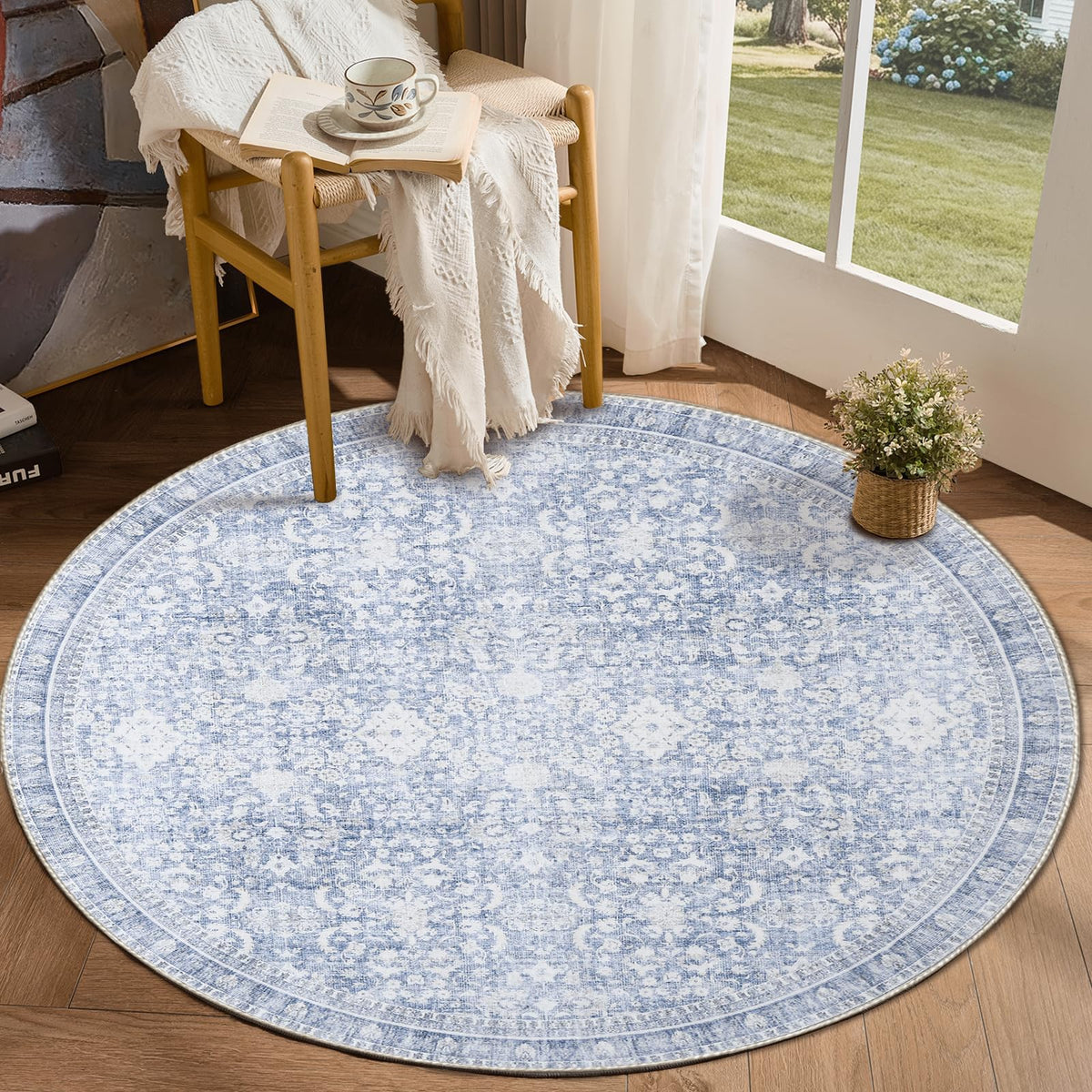 Sasttie 8x10 Area Rugs, Ultra-Soft Washable Rug for Living Room, Beige