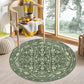 OPPODREAM Vintage Blue Area Rugs 5x7, Washable Rug for Living Room