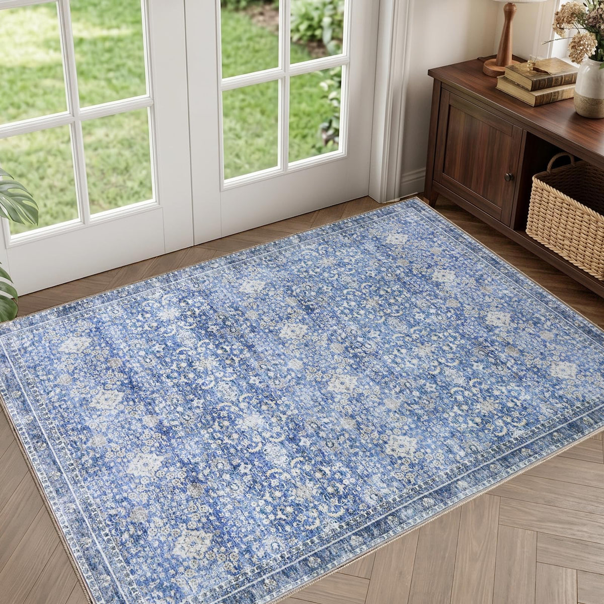 Sasttie 8x10 Area Rugs, Ultra-Soft Washable Rug for Living Room, Beige