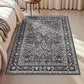 OPPODREAM Vintage Blue Area Rugs 5x7, Washable Rug for Living Room