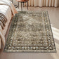 OPPODREAM Vintage Blue Area Rugs 5x7, Washable Rug for Living Room
