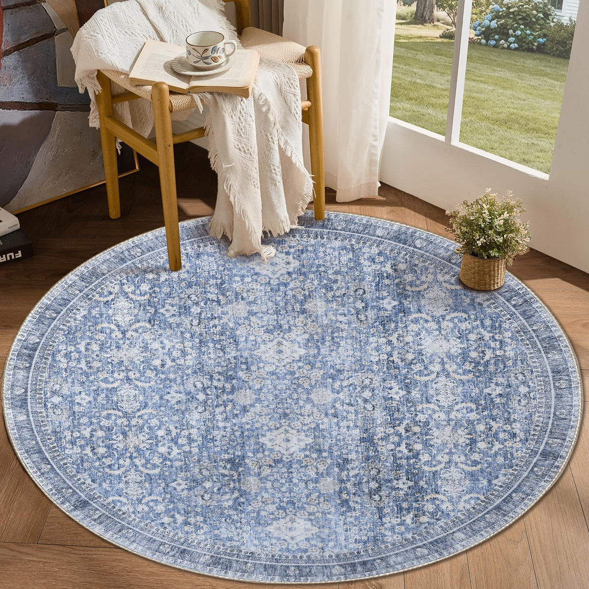 Sasttie 8x10 Area Rugs, Ultra-Soft Washable Rug for Living Room, Beige