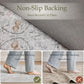 JOLLYVOGUE 5x7 Area Rugs for Living Room, Washable Rug, Beige