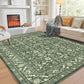 OPPODREAM Vintage Blue Area Rugs 5x7, Washable Rug for Living Room