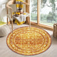 OPPODREAM Vintage Blue Area Rugs 5x7, Washable Rug for Living Room