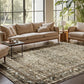 OPPODREAM Vintage Blue Area Rugs 5x7, Washable Rug for Living Room