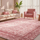 OPPODREAM Vintage Blue Area Rugs 5x7, Washable Rug for Living Room