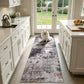 Sasttie 8x10 Washable Area Rug, Modern Abstract Large Carpet, Black & White