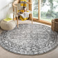 OPPODREAM Vintage Blue Area Rugs 5x7, Washable Rug for Living Room