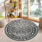 OPPODREAM Vintage Blue Area Rugs 5x7, Washable Rug for Living Room