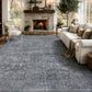JOLLYVOGUE 5x7 Area Rugs for Living Room, Washable Rug, Beige