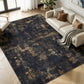 Sasttie 8x10 Washable Area Rug, Modern Abstract Large Carpet, Black & White
