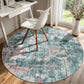 Sasttie 8x10 Washable Area Rug, Modern Abstract Large Carpet, Black & White