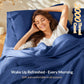 Jollyvogue Extra Deep Pocket Bamboo Sheets - 6 Pcs Breathable & Cooling Bed Sheet Set, Hotel Luxury Fitted Soft Wrinkle-Free For Mattresses, Room Decor, Twin/Full/Queen/King Size Pillowcase Sets,back to school,back to school shopping,home decor