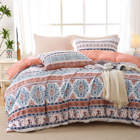 The "Bohemian Rhapsody" Reversible Duvet Cover Set